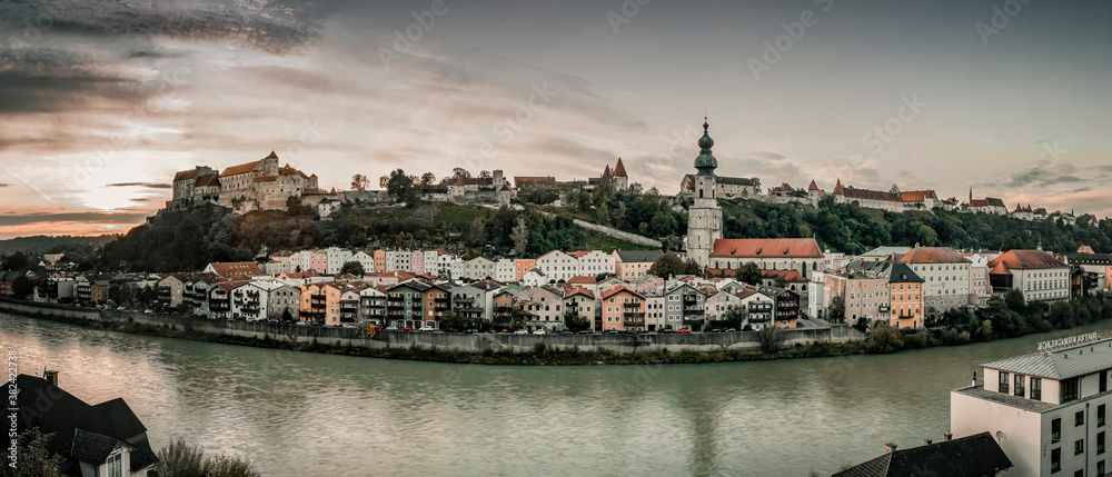 Fototapeta premium Burghausen Panorama