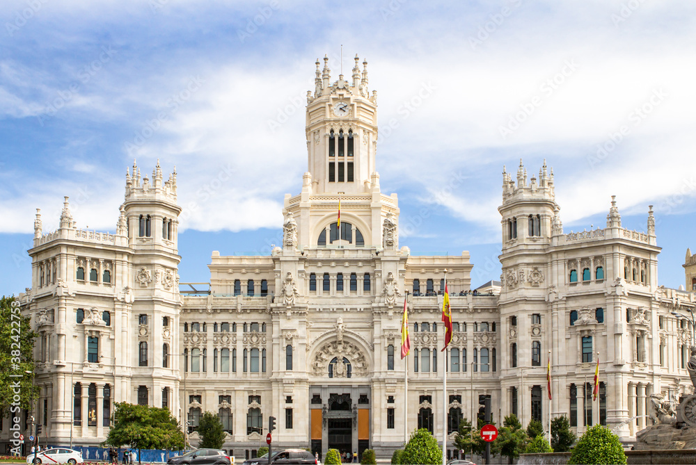Palacio de Comunicaciones in Madrid, Spain