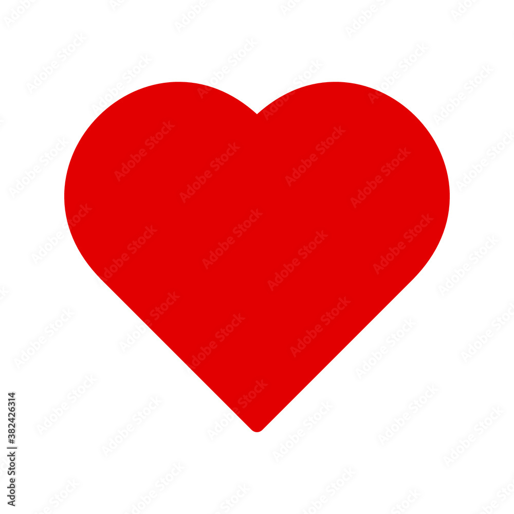 icon heart on a white background. love vector illustration