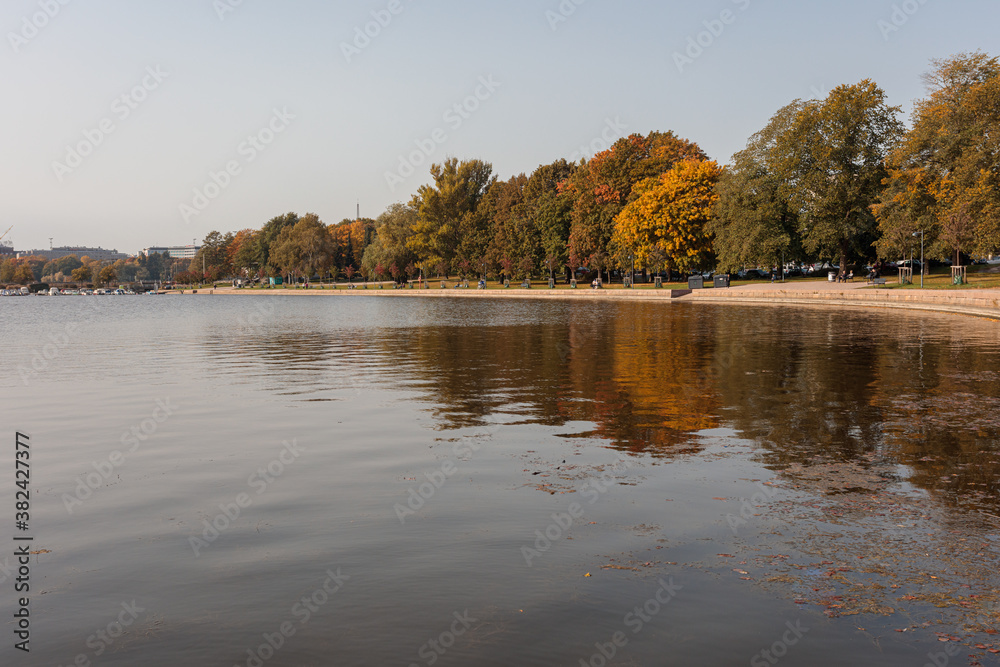 Panorama of Helsinki on a sunny autumn day. Panorama of Helsinki on a sunny autumn day.