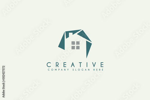 House photography logo design vector illustration