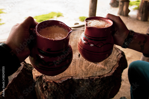 delicious pulque just outside the Otomí Ceremonial Center photo