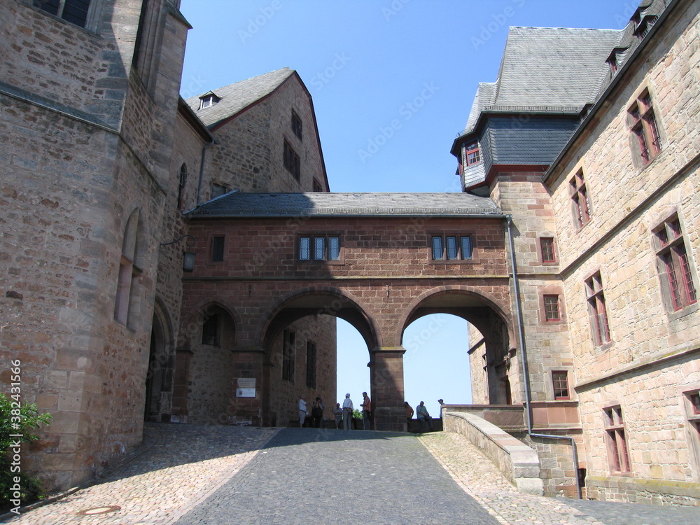Arkaden bzw. Bögen Landgrafenschloss Marburg