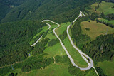 Aerial view of Dobsinsky kopec near the town of Dobsina in Slovakia