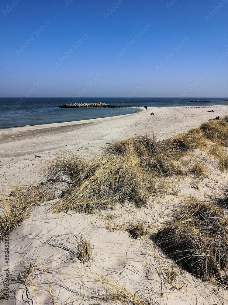 Empty beach in Probstei region near Kalifornien, Germany Empty beach in Probstei region near Kalifornien, Germany