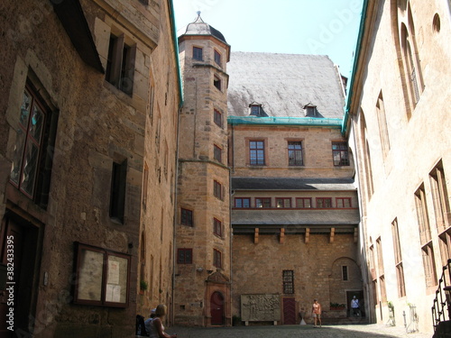 Schlosshof Landgrafenschloss Marburg photo