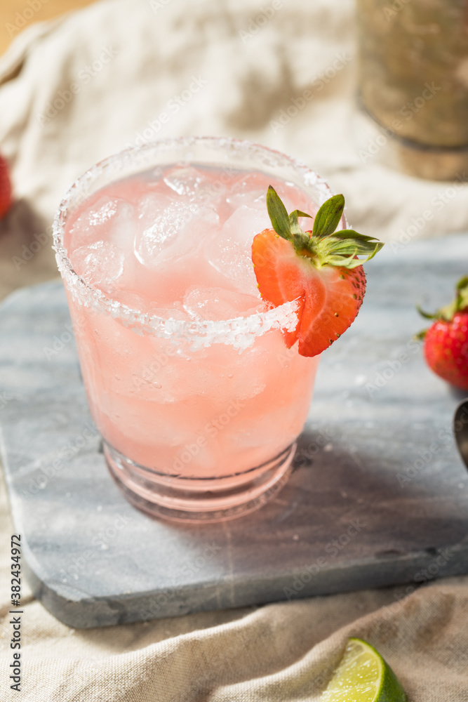 Boozy Refreshing Cold Strawberry Margarita Boozy Refreshing Cold Strawberry Margarita