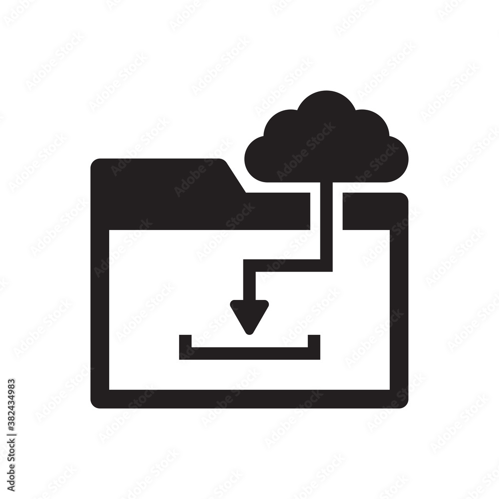 cloud download folder icon - Cloud server download icon cloud download folder icon - Cloud server download icon