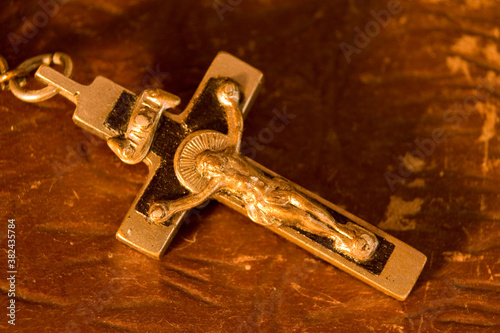an old jesus cross pendant