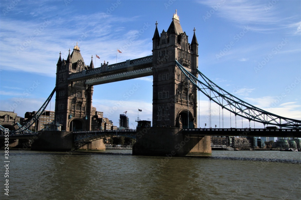 Tower Bridge across the river Thames
