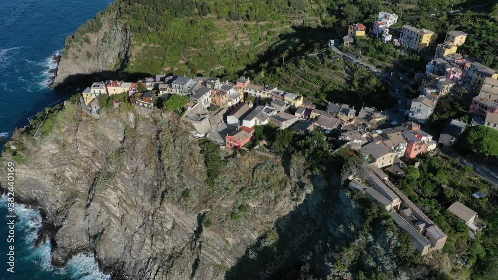 Corniglia in der Toskana aus der Luft | Luftbilder Toskana