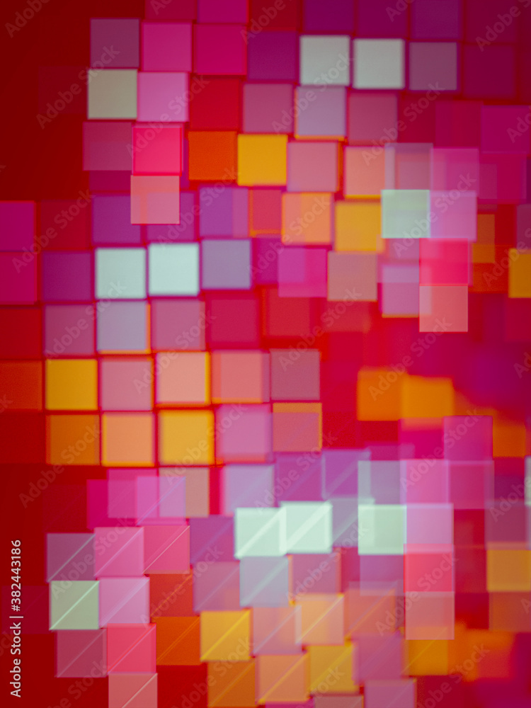 Geometric Creative background with colored squares as a mosaic, decorative image for advertising or designs Geometric Creative background with colored squares as a mosaic, decorative image for advertising or designs