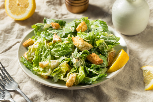 Homemade Healthy Romaine Caesar Salad