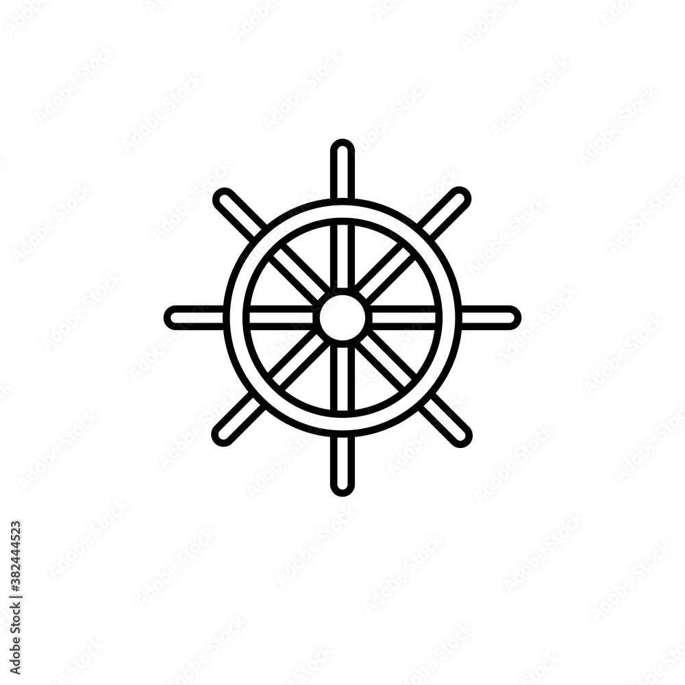 float icon. Element of travel icon for mobile concept and web apps. Thin line Helm icon can be used for web and mobile. Premium icon on white background