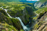 Voringfossen, Norway, the largest waterfall in the country