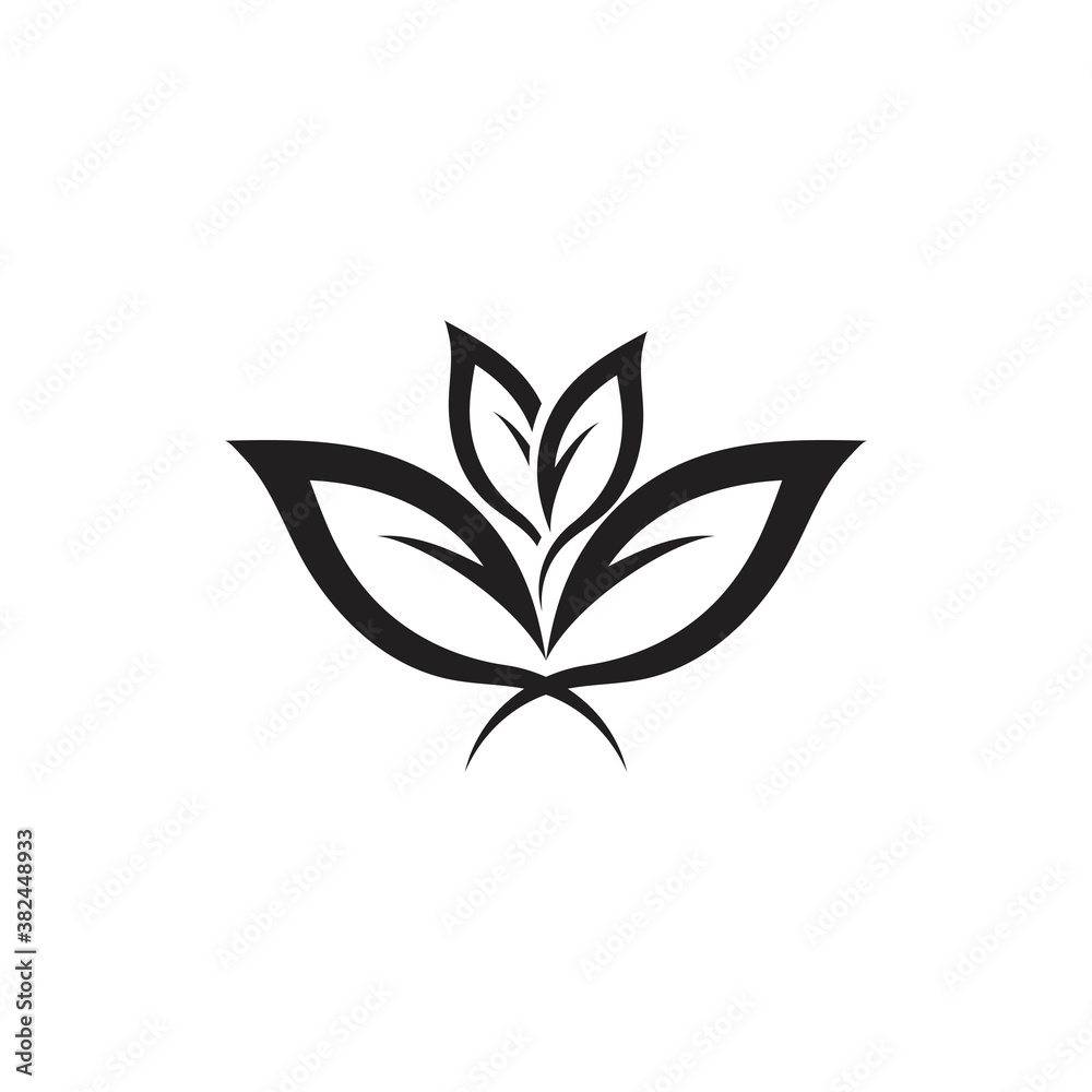 leaf logo ecology nature