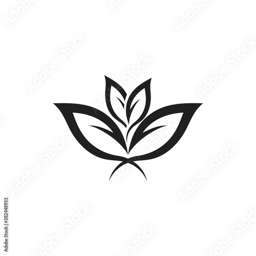 leaf logo ecology nature