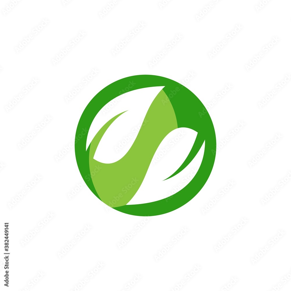 Green leaf logo Green leaf logo