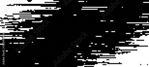 Vector gradient background. Falling pixels. Abstract mosaic.