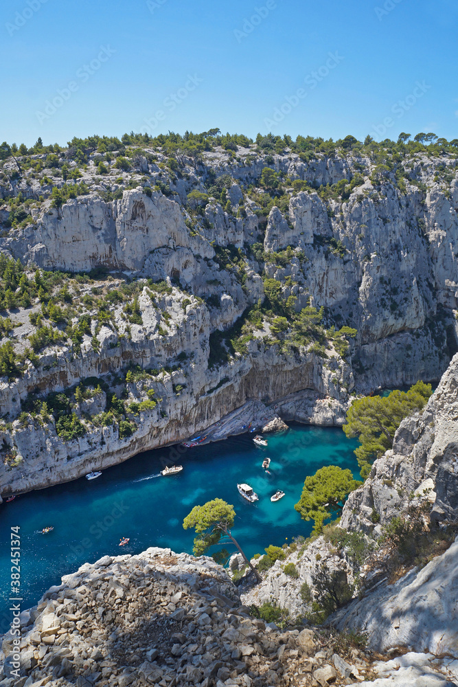  Water recreation in the Calanques National Park, France