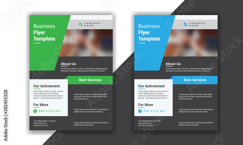 Corporate Flyer design, brochure design layout template in A4 size 