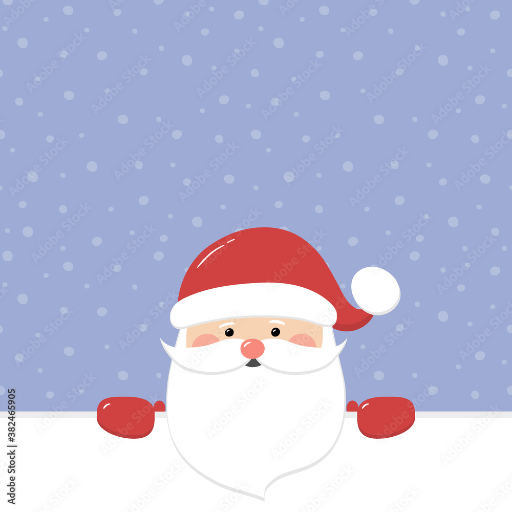 Santa Claus on empty background. Christmas ornament. Vector Santa Claus on empty background. Christmas ornament. Vector