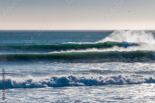 Seascape and waves in Santa Cruz, California