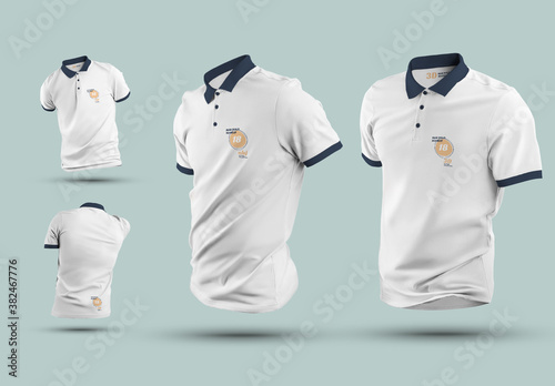4 Polo Shirt Mockups