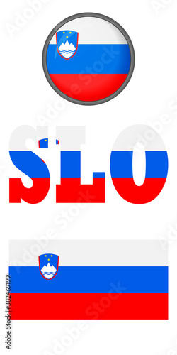 Slovenian flag icons on a white background. Vector image: flag of Slovenia, the button and the abbreviation. You can use it to create a website, print brochures, booklets, flyers, and travel guides Free Download Slovenian flag icons on a white background. Vector image: flag of Slovenia, the button and the abbreviation. You can use it to create a website, print brochures, booklets, flyers, and travel guides - GFXLoad