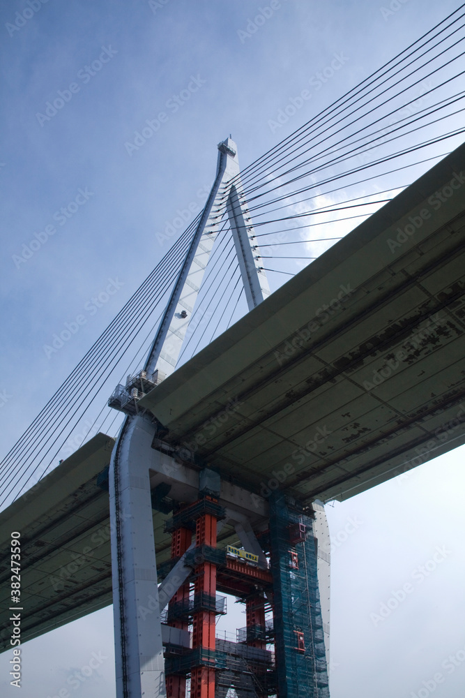 Naklejka premium 天保山大橋