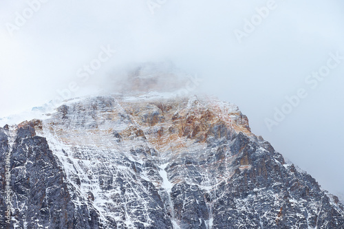 snow-capped mountain,The Yading Nature Reserve photo