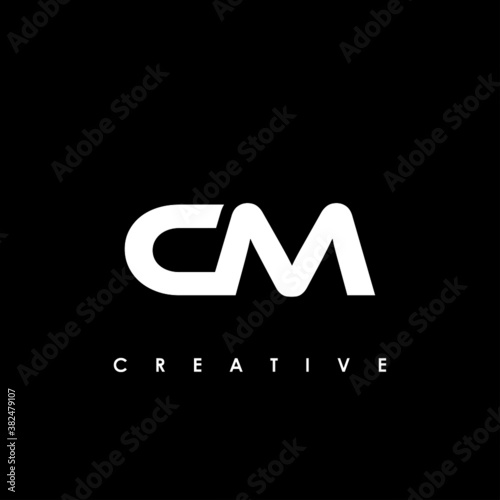 CM Letter Initial Logo Design Template Vector Illustration