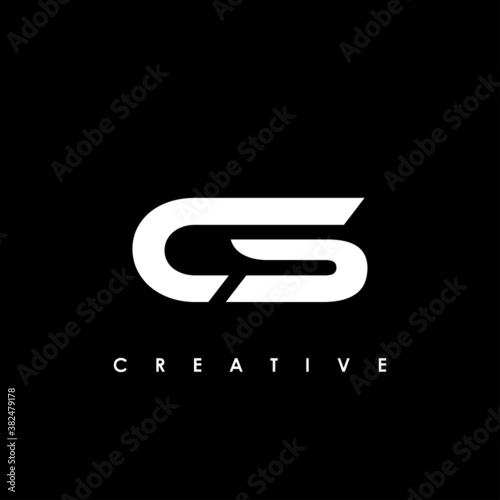 CS Letter Initial Logo Design Template Vector Illustration