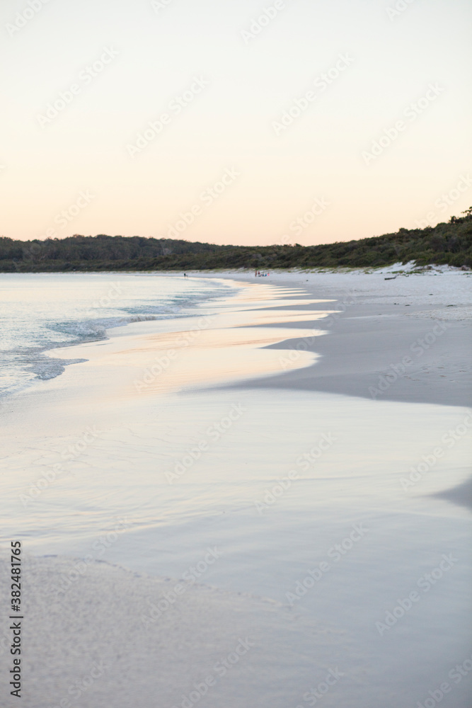 The pristine white sand of Hyam's Beach, Jervis Bay The pristine white sand of Hyam's Beach, Jervis Bay