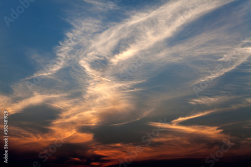 Dramatic monsoon sky photo