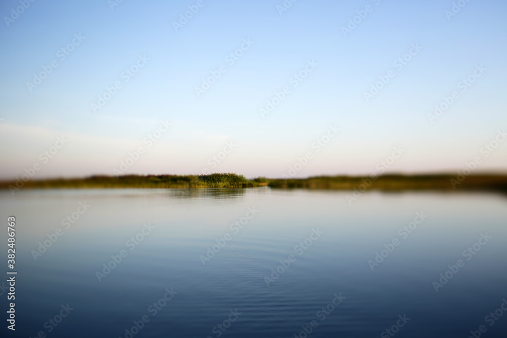 A Calm Lake On A Summer Morning A Calm Lake On A Summer Morning