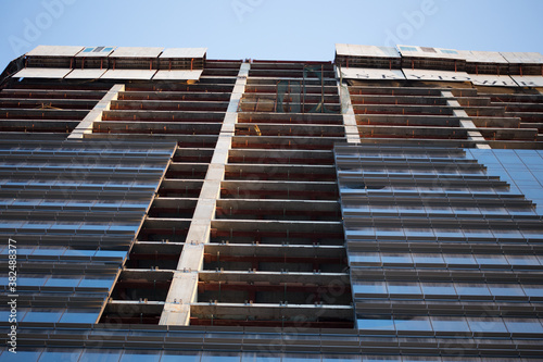 Building a high house in the city photo