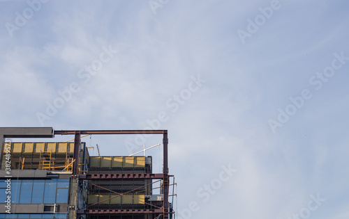 Building a high house in the city photo