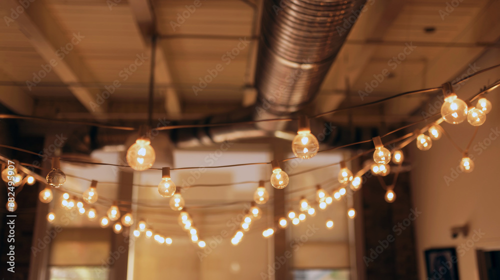 Twinkle Lights in an Office Building Twinkle Lights in an Office Building