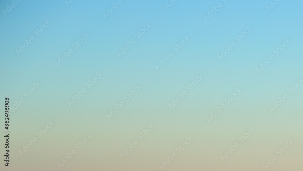 sky background captured in the morning, sky view in light blue natural colors with gradient, sky texture without clouds, light focus