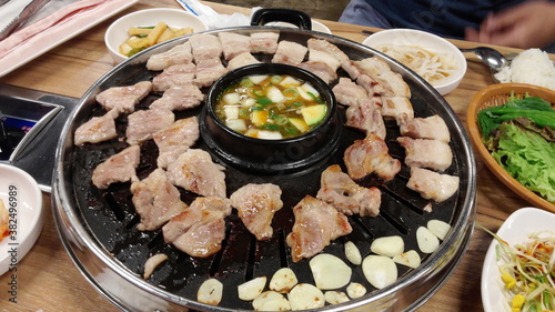 Korean restaurant's chopped pork