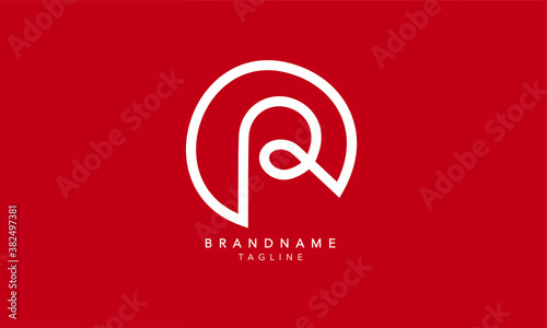 Alphabet letters Initials Monogram logo CR, RC, C and R