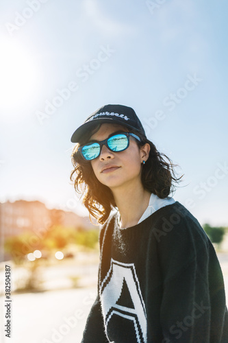 Teen-age girl portrait.