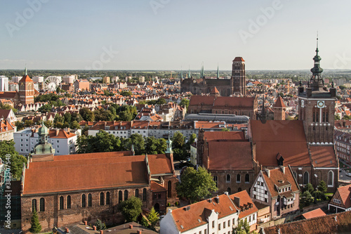 View of Gdansk old town photo