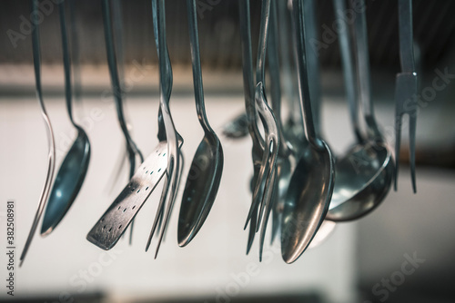 tools used in a restaurant kitchen photo