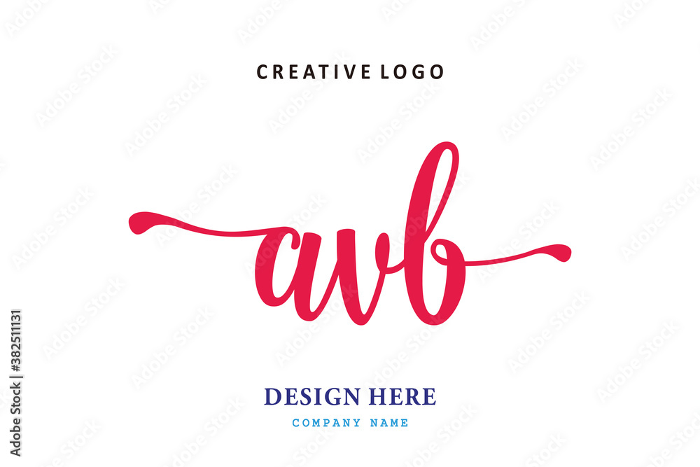 The simple AVB layout logo is easy to understand and authoritative The simple AVB layout logo is easy to understand and authoritative