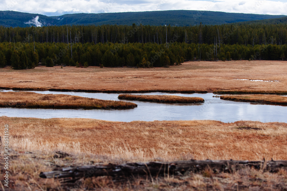 The Fire Hole River in Yellowstone National Park The Fire Hole River in Yellowstone National Park