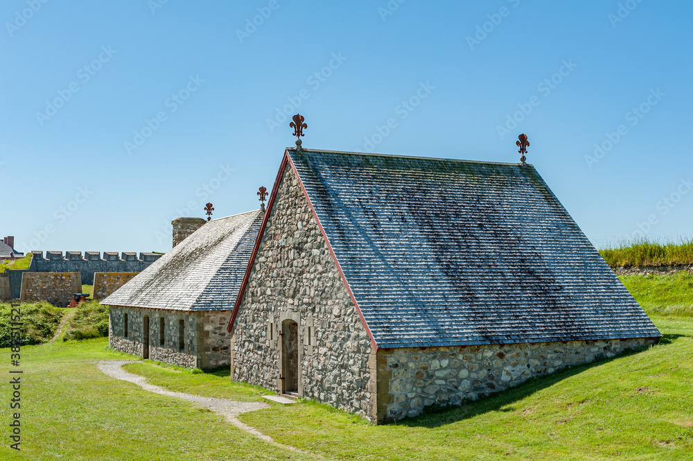 Fortress reinforced stone buildings landscape Fortress reinforced stone buildings landscape