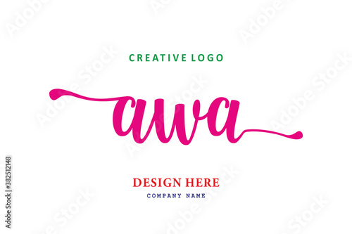 The simple AWA type logo is easy to understand and authoritative