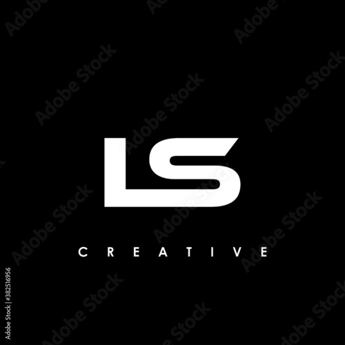 LS Letter Initial Logo Design Template Vector Illustration